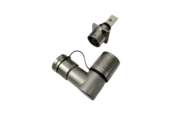 CONECTOR DE &Acirc;NGULO RETO DE EMPURRAR E PUXAR DE METAL DE 12 MM DE N&Uacute;CLEO &Uacute;NICO