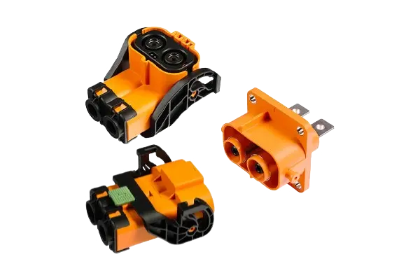 CONECTOR DE PL&Aacute;STICO DE DOIS N&Uacute;CLEOS DE 9,1 MM